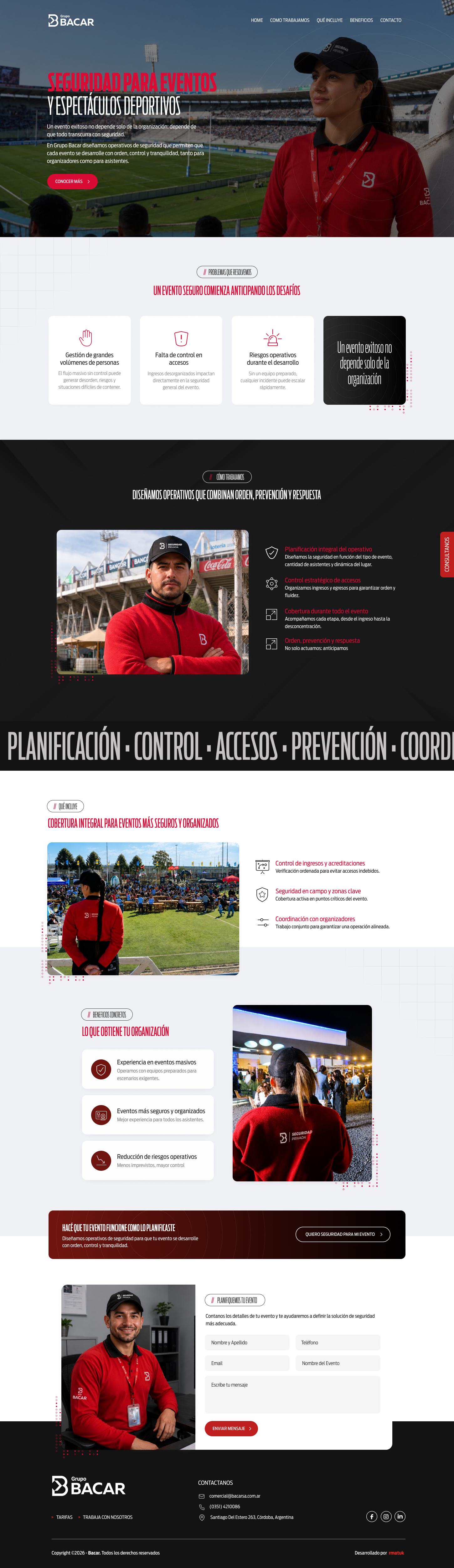 Sitio de Grupo Bacar