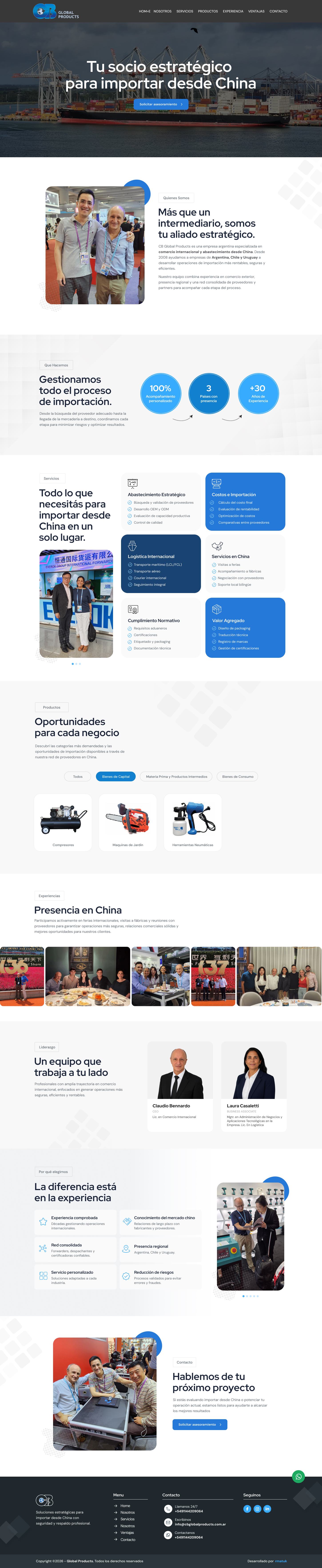 Sitio de Global Products